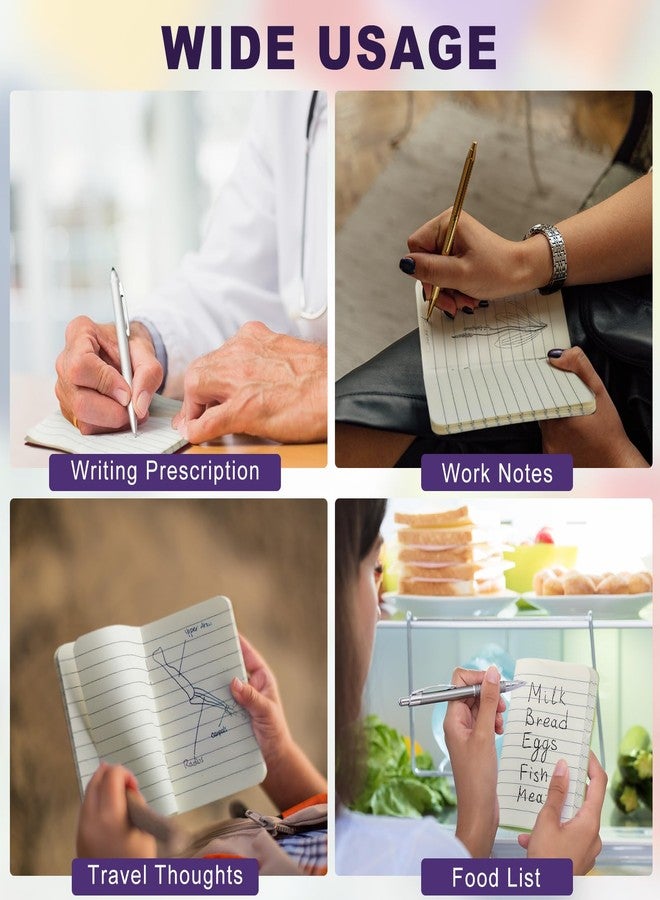 Lincia Bulk Pocket Notebook 2.5" x 4" Mini Notebooks First Day of School Small Wallet Notebooks Tiny Colored Purse Journals Lined Notepad for Student Back to School Supplies(Bright Color,30 Pcs) - Image 5